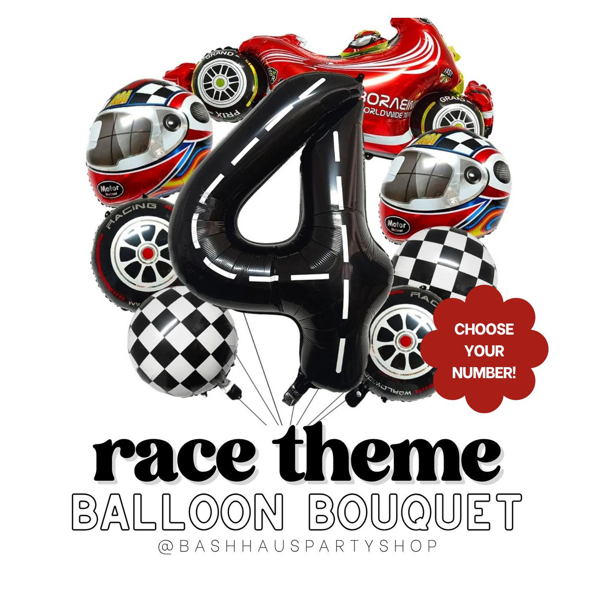 Race Theme Bouquet Checkered Flag Grand Prix Birthday Racing Car Finish Line Trophy Pit Stop Speedway First Lap Need Four Speed - photo 4