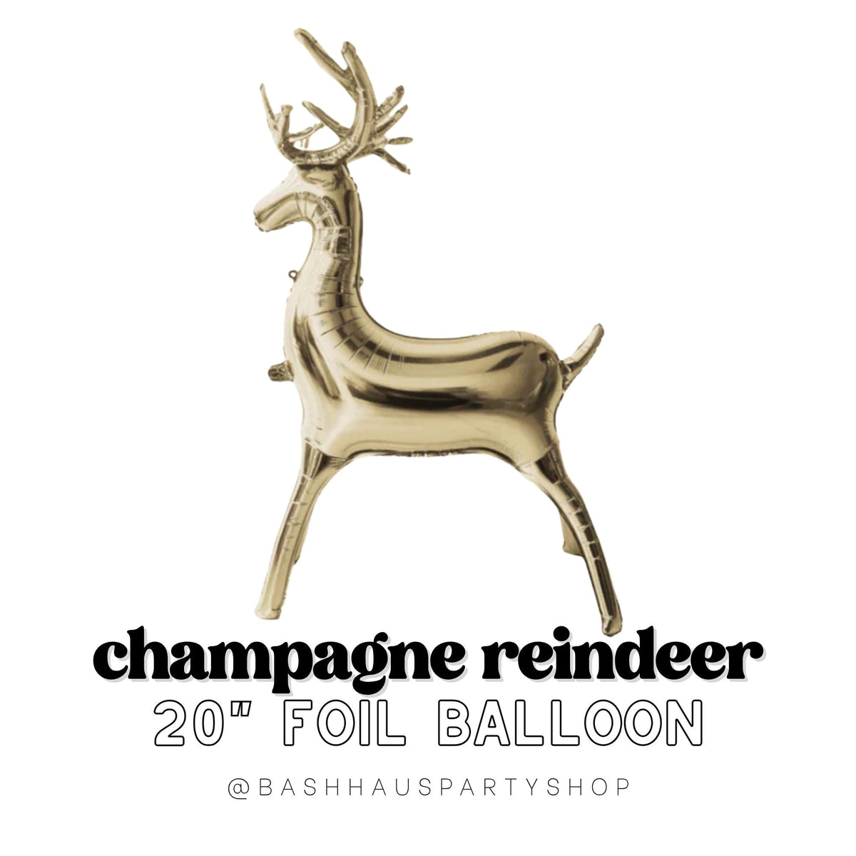 Reindeer Foil DIY Party Balloons Christmas Holiday Centerpiece Photo Booth Prop Table Decoration Winter Wonderland Mante
