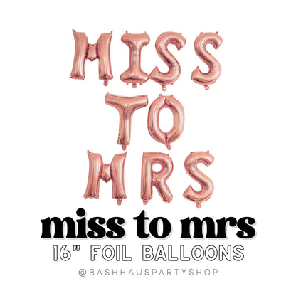 DIY Miss To Mrs Bachelorette Party Balloons Bridal Shower Bride To Be Celebration Balloon Decor Engagement Party Setup