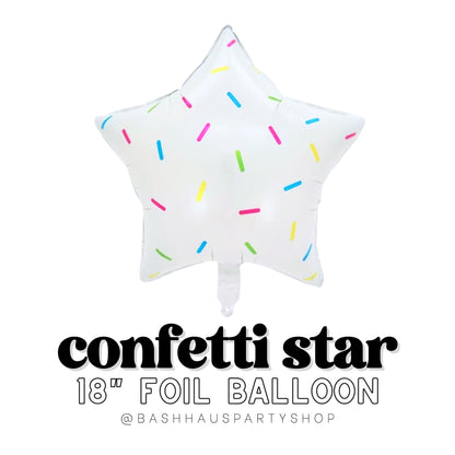 Confetti Star Foil DIY Kit Party Balloon Garland Arch Celestial Starry Night Birthday Decor Shimmer Foil Event Backdrop