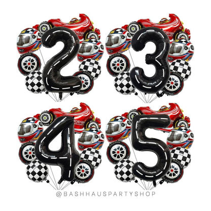Race Theme Bouquet Checkered Flag Grand Prix Birthday Racing Car Finish Line Trophy Pit Stop Speedway First Lap Need Four Speed - photo 6