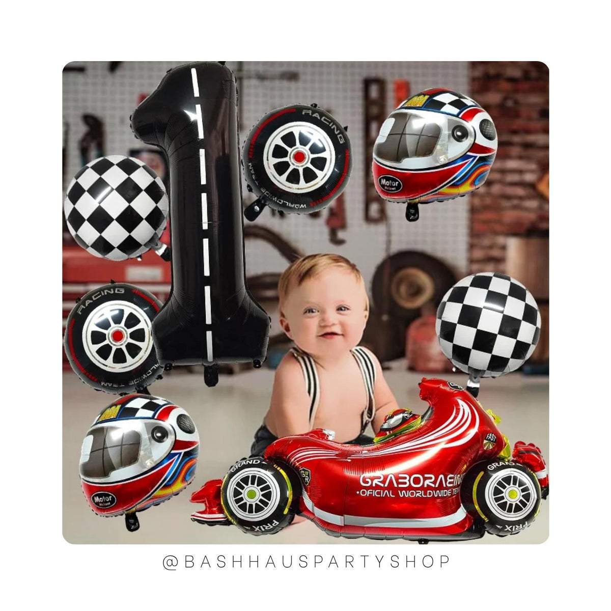 Race Theme Bouquet Checkered Flag Grand Prix Birthday Racing Car Finish Line Trophy Pit Stop Speedway First Lap Need Four Speed - photo 7