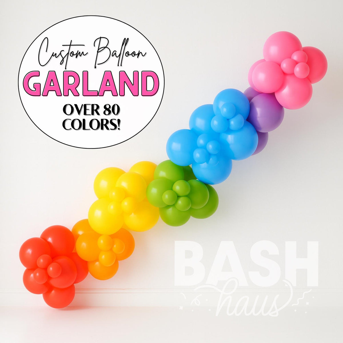 Custom Balloon Garland Kit DIY Arch Eco-Friendly Matte Chalk Boho Balloons Tuftex Qualatex Betallic Sempertex Ballux Bou