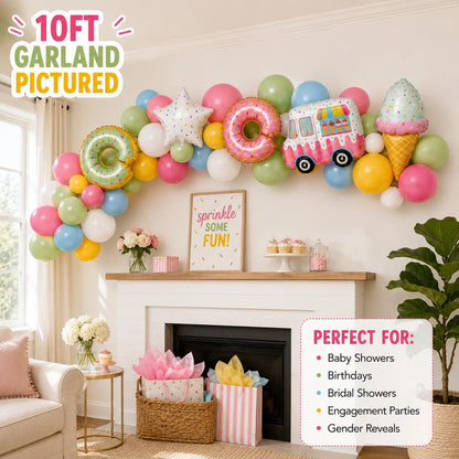 Sprinkle Some Fun DIY Balloon Garland Kit Ice Cream Donut Birthday Party Decorations Pink Green Blue Sweet Treats Sprink