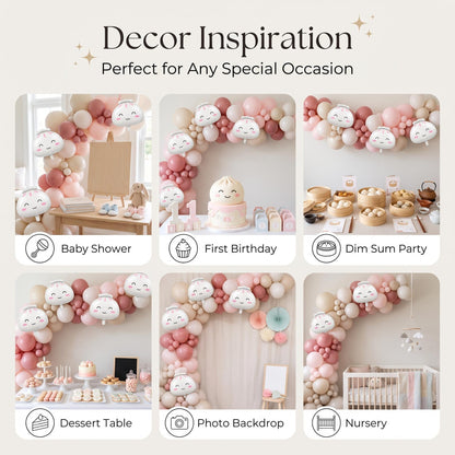 Six ways to style the Our Little Dumpling balloon garland