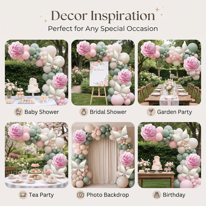 Six ways to style the Baby In Bloom balloon garland