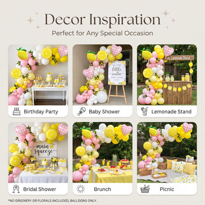 Six ways to style the Freshly Squeezed balloon garland