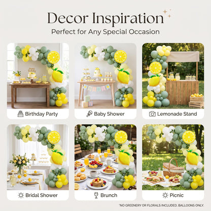 Six ways to style the Freshly Squeezed (Eucalyptus) balloon garland