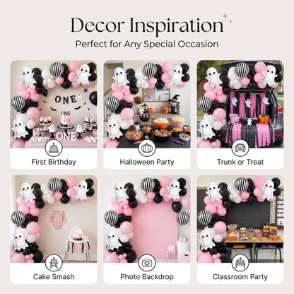 Six ways to style the Little Boo's First Halloween balloon garland