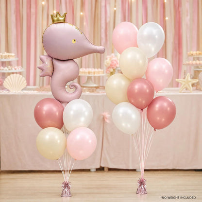 Sea You Soon (Pink) foil balloon bouquet and latex-only balloon bouquet
